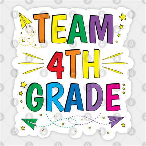 Team 4th Grade Teacher Shirts Fourth Grade Team Team 4th Grade