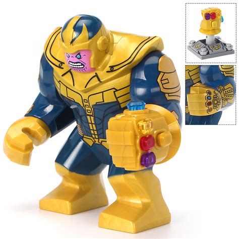 Large Thanos Infinity Gauntlet With Stones Vision Avengers Lego