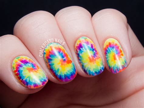 Tie Dye Your Tips With This Nail Art Tutorial And Sneak Peek From