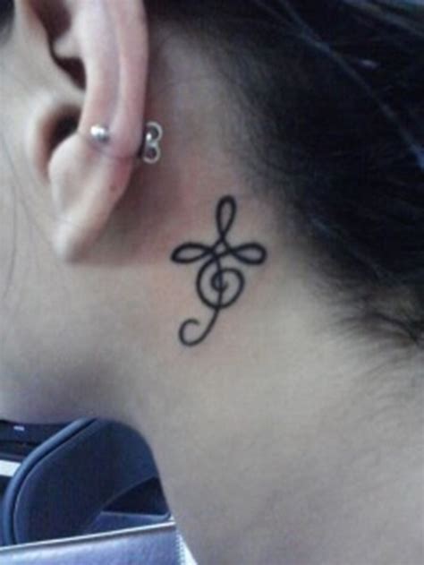 Gloria govan chinese symbol tattoo. Behind Ear Tattoo Designs (3)