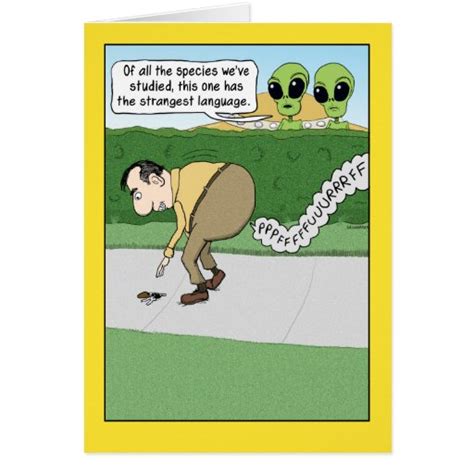 Funny Fart Language Birthday Card Zazzle