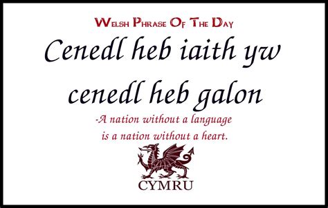 Welsh Phrase Of The Day Photophpfbid