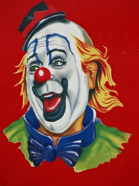 Portrait Of A Circus Clown Clown Paintings Scary Clown Mask
