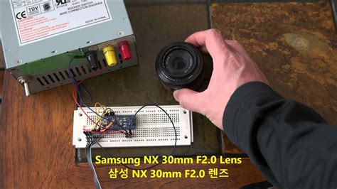 Diy Samsung Nx Lens Control With Arduino Youtube