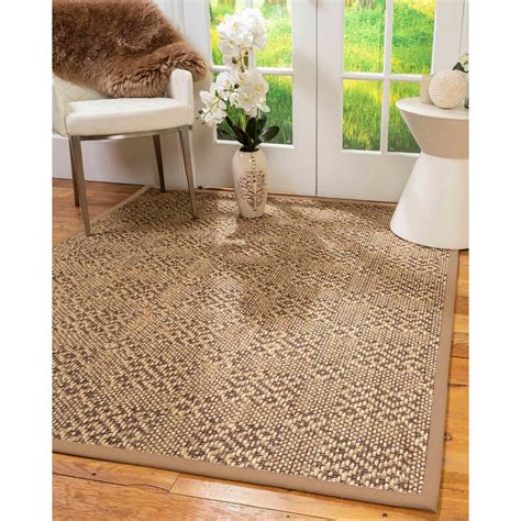 Natural Area Rugs 100 Natural Fiber Handmade Chunky Oslo Brownmulti