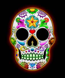 45 Wallpaper Sugar Skull Wallpapersafari