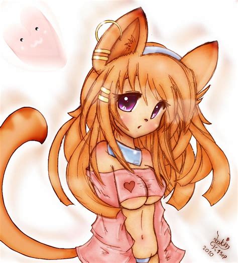 Sweet Dreams Cat Girl By Joakaha On Deviantart