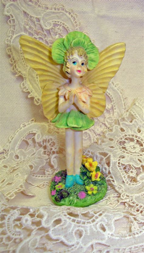 Yellow Fairy Girl Fairy Girl Faeries Tinkerbell Fairy Garden