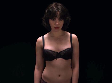 Scarlett Johansson Strips To Sexy Lingerie Talks With A British Accent