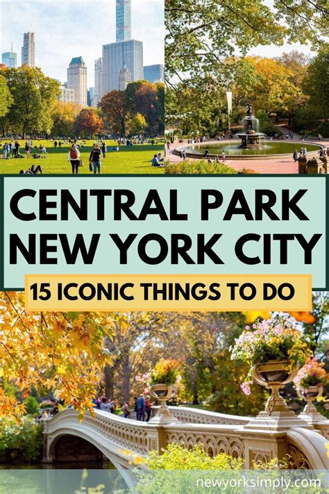 Best Thing To Do New York City Central Park 15 Epic Things To Do