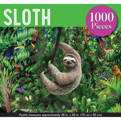 Sloth 1000 Piece Puzzle Beyond The Blackboard
