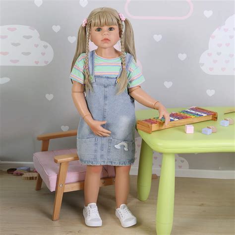Buy 39 Inch Lifelike Toddler Reborn Dolls Huge Child Mannequin Vinyl