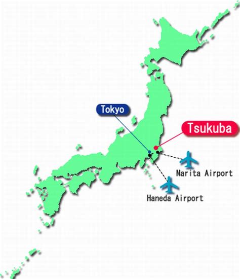 Tsukuba Japan Map