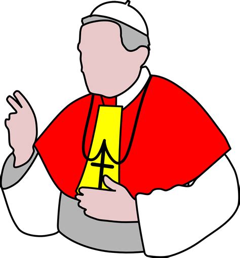 Pope Bishop Priest Catholic Drawing Free Image Download