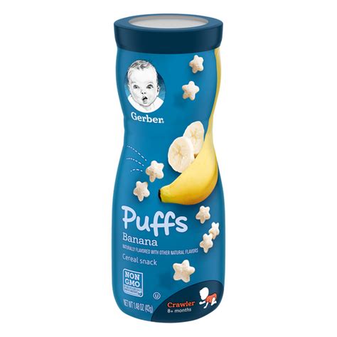Save On Gerber Puffs Cereal Snack Banana Order Online Delivery Giant