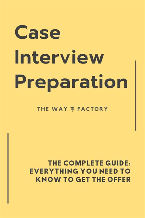 All business problems can be reduced to one of these case types and each type of case can be solved by using generic frameworks. Case Interview Preparation: The Ultimate Guide | Interview ...