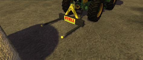 FS2013 Stoll Single Three Point Bale Fork V 1 0 Other Implements Mod