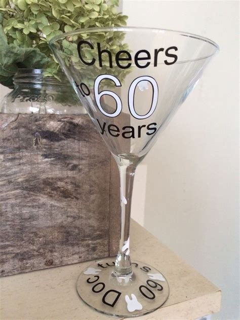 Personalized 60th Birthday Martini Glass Fb Bonnie S Custom Signs And Designs Custom Sign