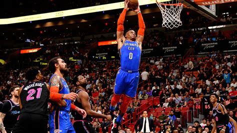 Watch Relive One Minute Of Russell Westbrook Dunking On Everything