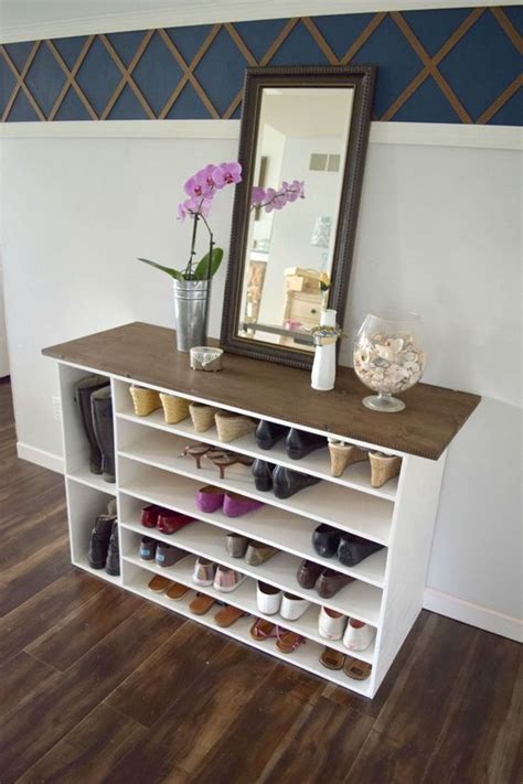 Keep your shoes, heels, and sandals stowed away season after season using this stackable shoe bin from mdesign. Ideas How To Create DIY Shoe Closet Shelves - Cozy DIY