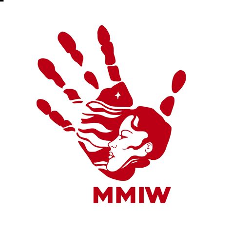 Mmiw Decal Red Hand Decal Missing And Murdered Indigenous Etsy