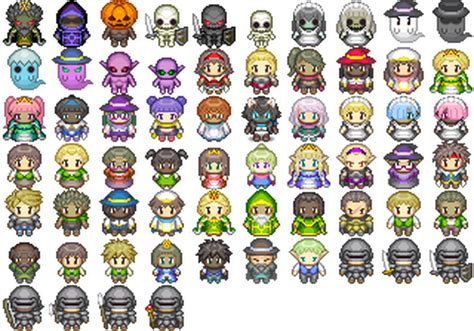 PIPOYA FREE RPG Character Sprites X By Pipoya Pixel Art Characters Pixel Characters Cool