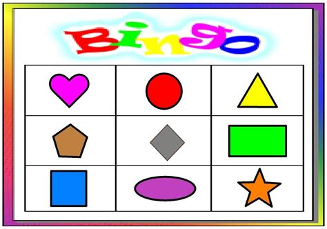 Reconhecer as formas geométricas para que estabeleçam relação com os objetos atividades coloridas para educação infantil: MIMOS E ENCANTOS DA EDUCAÇÃO : BINGO DAS FORMAS PARA IMPRIMIR