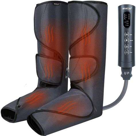 Cincom Foot And Leg Massager With Heat Air Compression Leg Massager For Circulation And Muscles