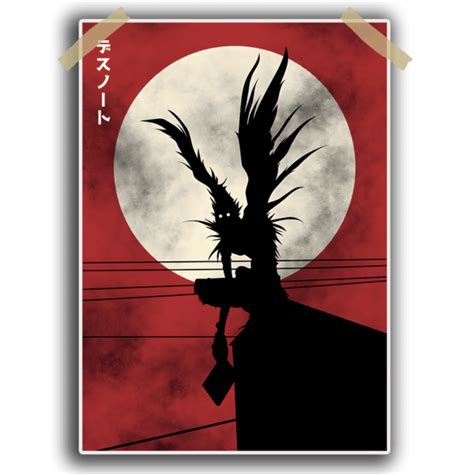 Shinigami Death Note Single Poster 13×19 Inches 300 Gsm