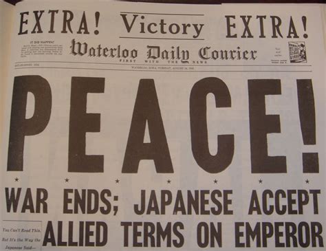 The War Ended With The Total Victory Of The Allies Over Germany And