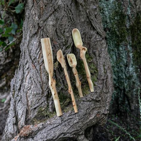 Italian Juniper Hand Carved Wooden Spatula Spoon Spreader Etsy