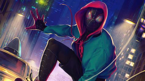 1600x900 Spider Man Into The Spider Verse Miles Morales 1600x900