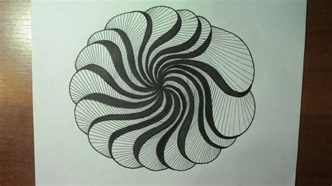 dibujo creativo ejercitando  lineas curvas  lineas