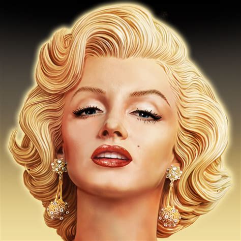 Marilyn Monroe Digital Painting By Mark Armstrong This Image First