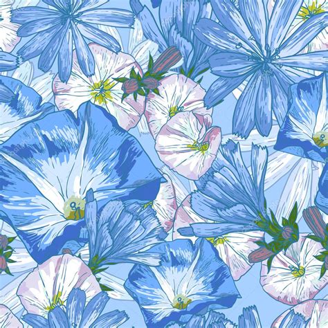 Beautiful Seamless Floral Pattern Stock Illustration By ©depiano 28945671