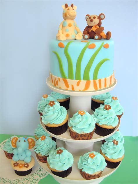 Maybe you would like to learn more about one of these? Safari Theme Baby Shower With Giraffe, Monkey, And ...