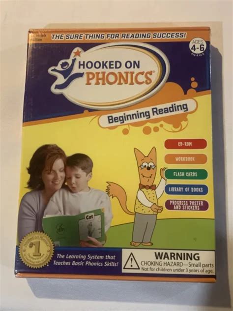 New Hooked On Phonics Beginning Reading Ages 4 6 Pre K K Cd Rom