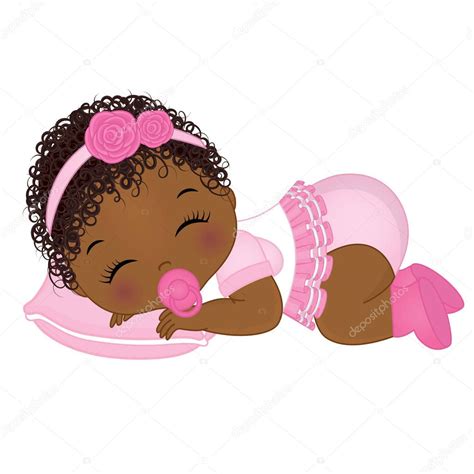 Pictures African American Baby Girl Hairstyles Vector