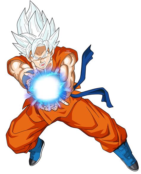 Super Saiyan White Goku By Mirai Digi On Deviantart
