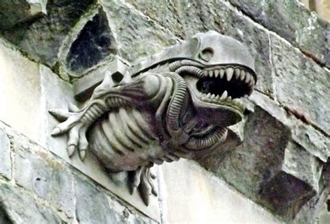 Why Is The Creature From Alien On A 12th Century Abbey The Vintage