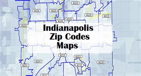 Map Of All Zip Codes In Indianapolis Indiana