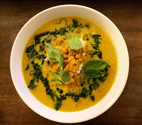 Homemade Spiced Chickpea Stew With Coconut And Turmeric R Food