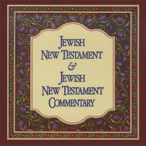 Jewish New Testament A Translation By David H Stern Updated Text W Messianic Jewish Publishers