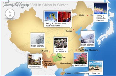 China Tourist Attractions Map