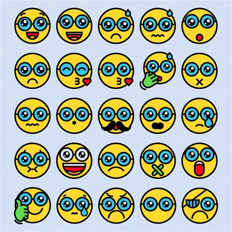 Premium Vector Emojis Set