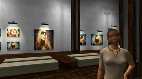 3d Chat Online Mmo Virtual Game Art Gallery Youtube