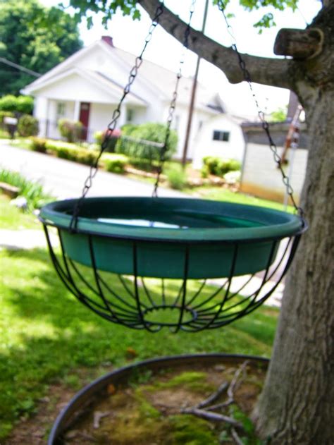 The best materials to consider for making a bird bath on your own is ceramics, glass or stone. The 25+ best Hanging bird bath ideas on Pinterest | Hanging bird feeders, Bird baths and ...