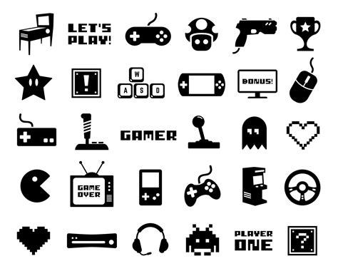 Gaming Clip Art Video Game Vector Art Gamer Silhouette Images Png Retro