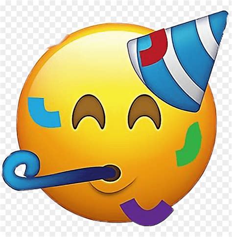 Party Face Emoji Png Image With Transparent Background Toppng