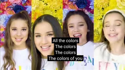 Haschak Sisters Colors Lyrics Youtube